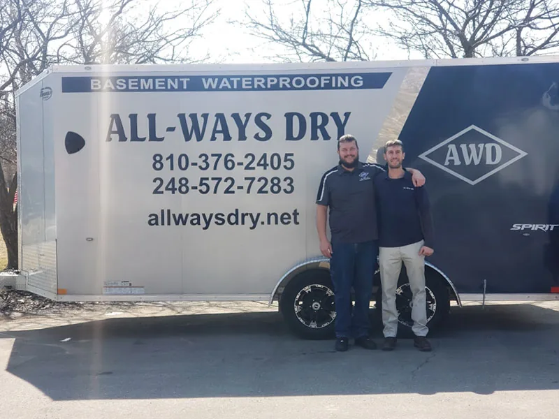 Eric and James Norton, owners of All-Ways Dry of Mid-Michigan